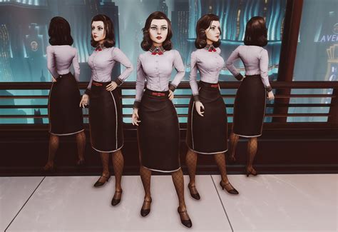 Bioshock Infinite Cosplayers Rejoice New Elizabeth Rapture Outfit Captured From All Angles