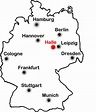 Halle Map Germany ~ ONEIROITAN1
