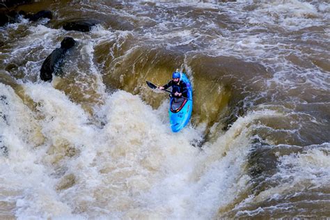 Taking The Plunge Kayaking The Black Channel At Great Fall Flickr