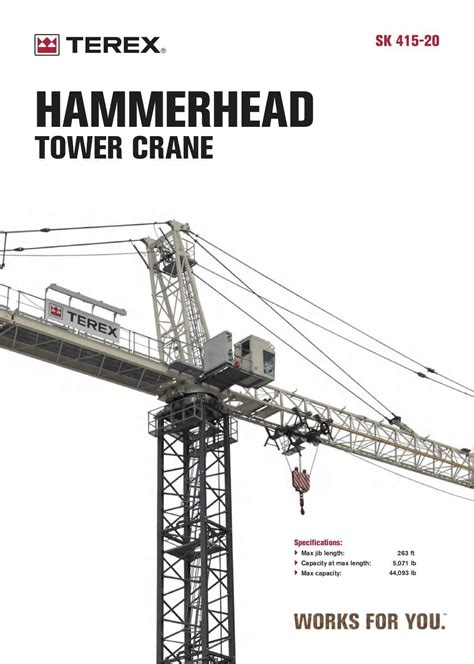 Terex Sk415 20 Load Chart And Specification Cranepedia