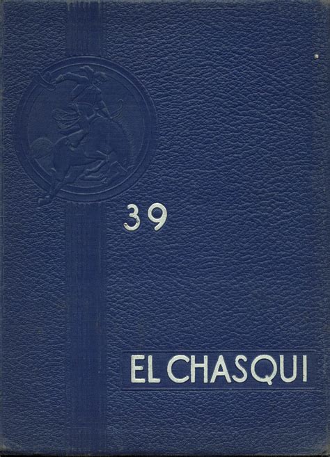 1939 Yearbook From Chino High School From Chino California For Sale