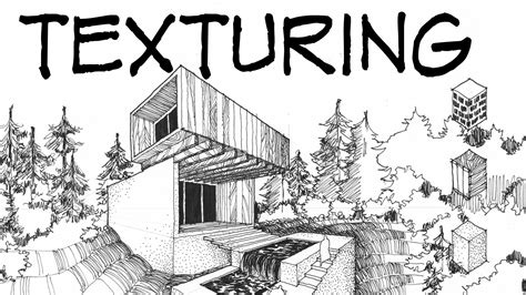 Ink Texturing Architecture Daily Sketches Architecture Sketch Cool