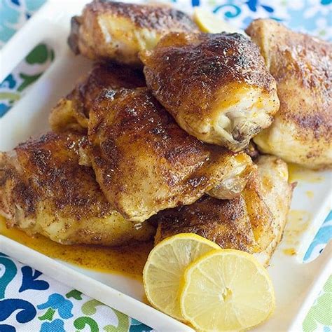 Lemon And Honey Glazed Chicken Thighs From Never Enough Thyme