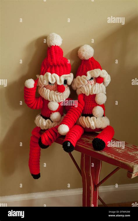 Two Santas High Resolution Stock Photography And Images Alamy