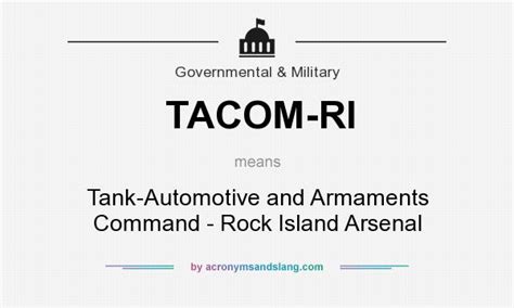 What Does Tacom Ri Mean Definition Of Tacom Ri Tacom Ri Stands For