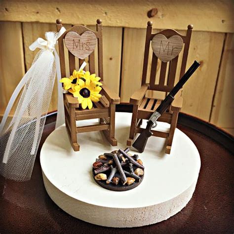 Rustic Wedding Cake Toppers Wedding Cake Topper Cabin Etsy Rustic