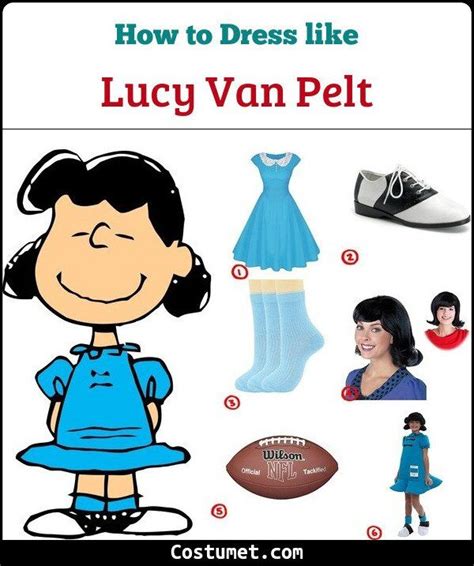 Lucy Van Pelt Peanuts Costume For Cosplay And Halloween 2021 Lucy