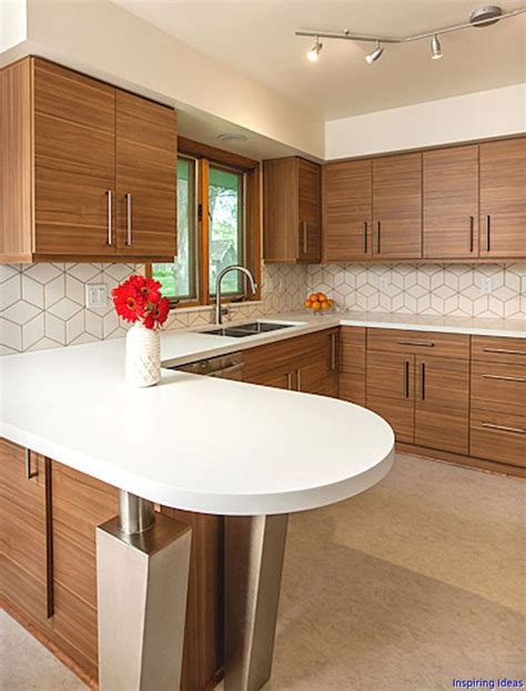 061 Stunning Midcentury Modern Kitchen Backsplash Design Ideas Trendy