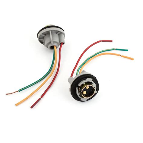 Buy Uxcell 2 Pcs 1157 Bay15d Turn Signal Brake Light Socket Wire