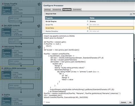 Fun With Apache Nifi Executescript Json To Json Conversion