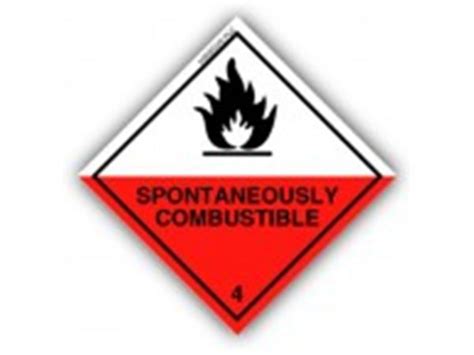 Warning Labels Spontaneously Combustible Symbol Labelservice Co Uk