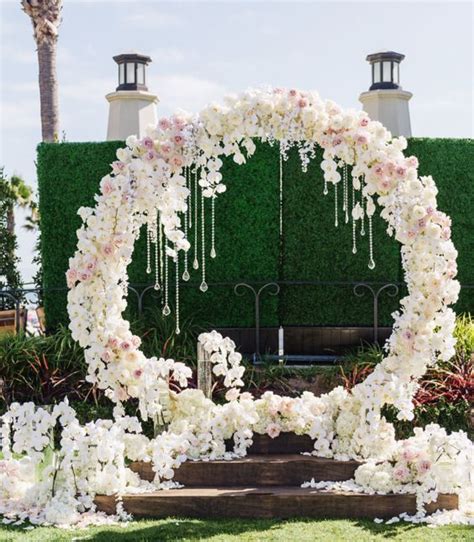 26 Great White Flower Wedding Arch Wedding Decor