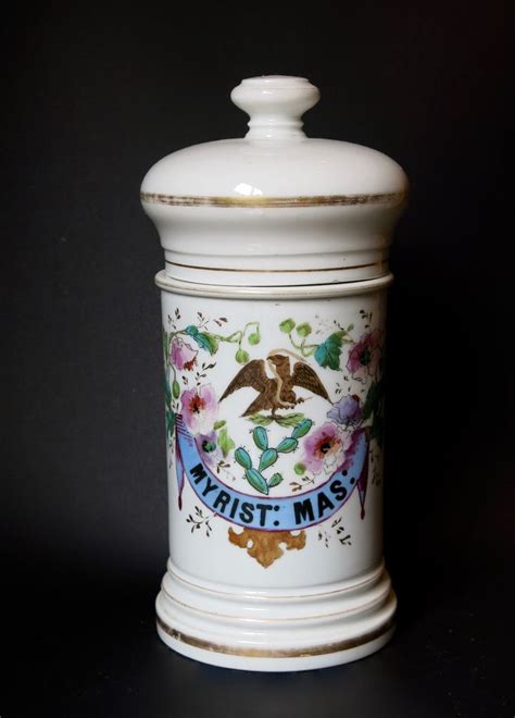 Antique Porcelain Apothecary Jars Potes