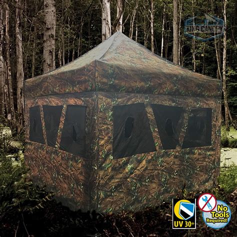 King Canopy 2 In 1 Hunting Blind And Instant Pop Up Tent 10x10