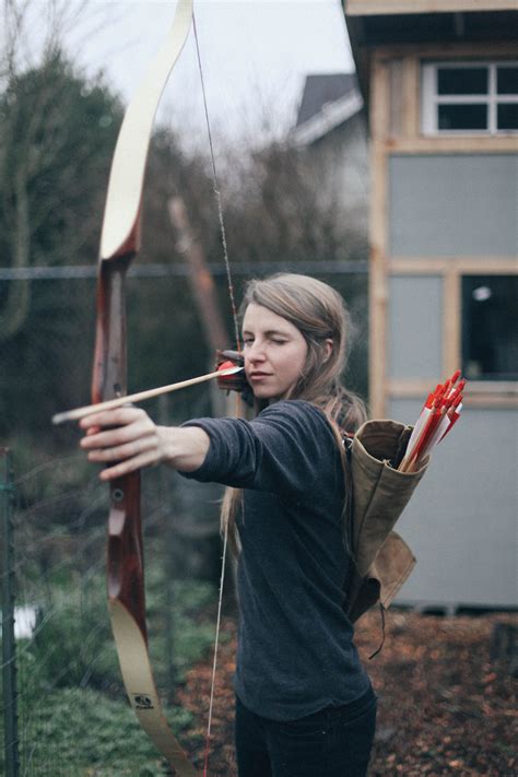 Archery Womanforestandfield