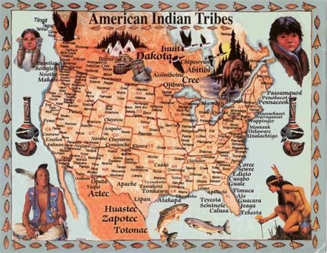 North American Tribes Native American Tribes Map Native American Genealogy Native American