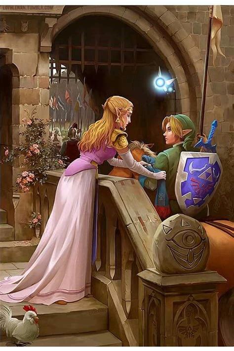 Omg I Love The Original Piece Of This Seeing It Done With Link And Zelda Is Super Cool Art By