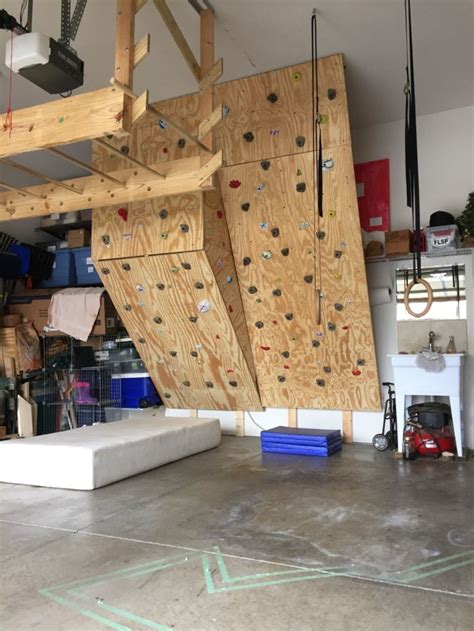 This Is A Step By Step Plan For Building A Garage Bouldering Wall With