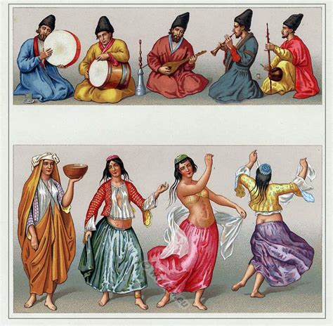 The Motrebs Persian Dancer And Musicians 16th Century