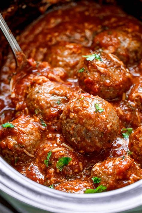 Cover baking sheet with plastic wrap to store overnight in the add chicken broth, tomato paste, garlic, seasonings and meatballs to slow cooker. Slow Cooker Italian Sausage Meatballs in Tomato Parmesan ...