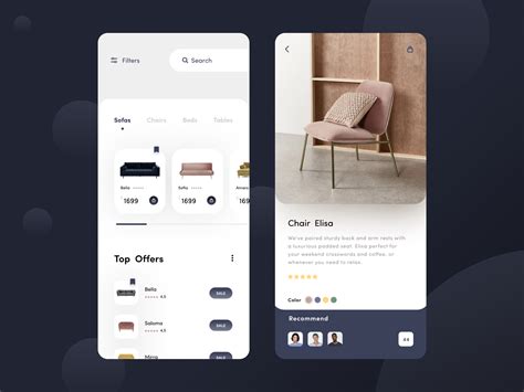 Furniture | Website design inspiration, Android app design, Web design inspiration