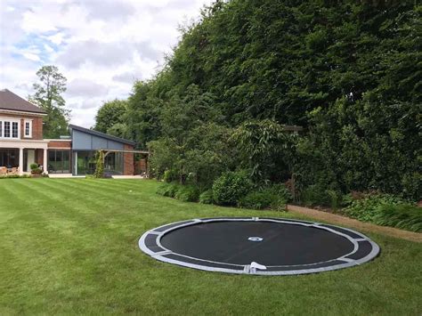 12ft Capital In Ground Trampoline Kit Gray