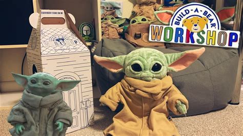 Build A Bear Baby Yoda Grogu Plush Review Youtube