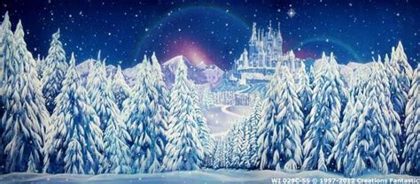 Winter Wonderland Backdrop Christmas Wonderland Winter