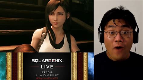 Final Fantasy Vii Remake E3 2019 Tifa Sephiroth Reveal Trailer Reaction