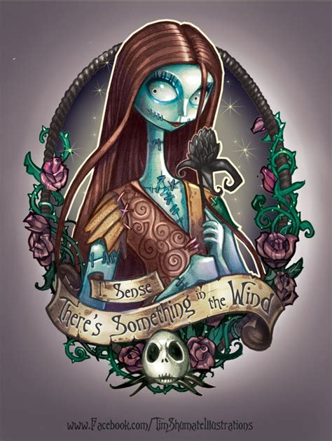 Fashion And Action Portrait Of Sally Nightmare Before Christmas Art