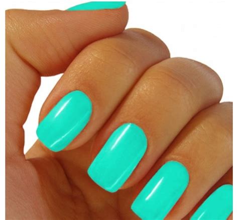 Creating Light Teal Color Nails To Try Right Now
