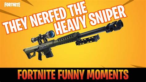 This nerf fortnite rl blaster is inspired by the blaster used in the popular fortnite video game that includes 2 rockets: THEY NERFED THE HEAVY SNIPER BUT THEY CAN'T NERF ME ...