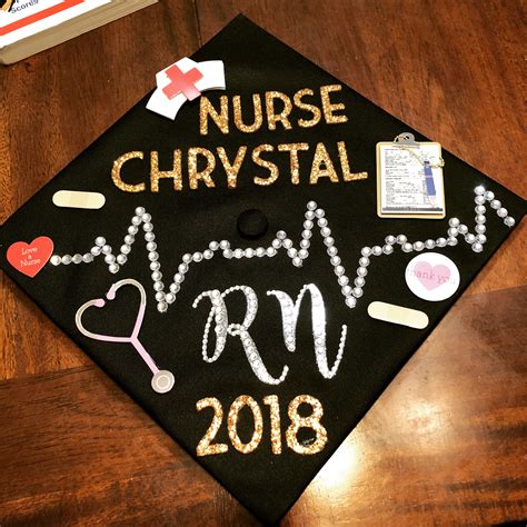 My Graduation Cap From Nursing School Graduation Cap Decoration