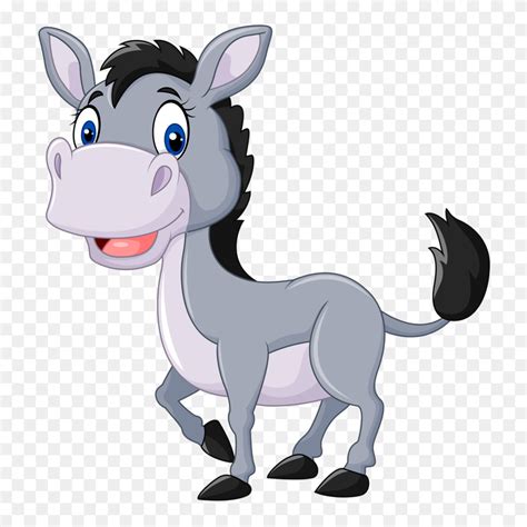 Download Png Funny Farm Farm Animal Donkey Clipart Transparent Png
