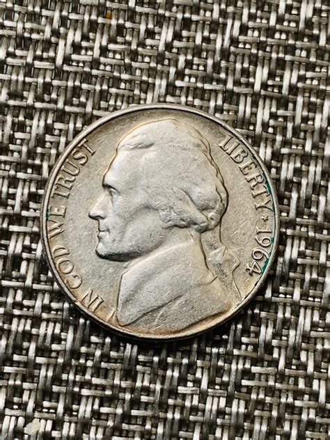 1964 D Jefferson Nickel Coin Collectible Usa Five Cents Etsy