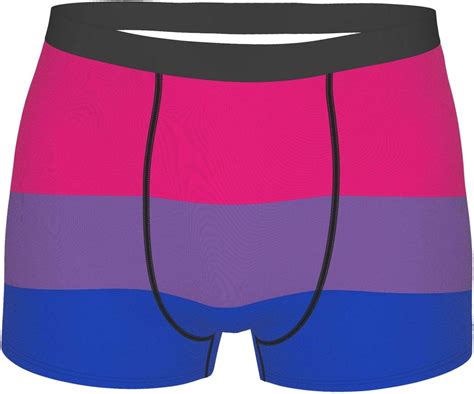 Kiuloam Misc Bisexual Pride Flag Mens Boxer Briefs Underwear Boxer