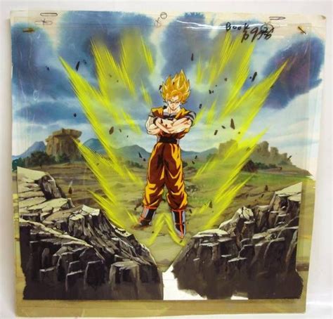 Dragonball Z Celluloïde Original Toei Animation Super Saiyan Goku