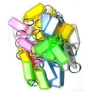 Buy Assorted Key Tag Label Keychain Pack Of Online From