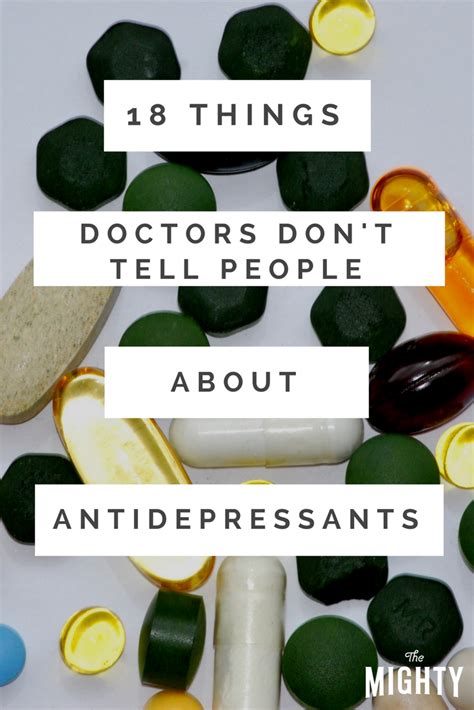 18 things doctors don t tell people about antidepressants