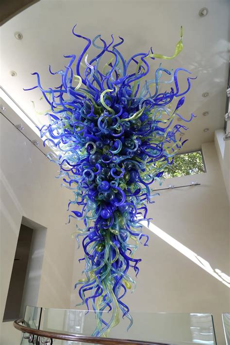 Lot Dale Chihuly Blown Glass Chandelier