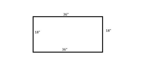 The Perimeter Distance Around Of A Rectangle Is 108 Inches It Is