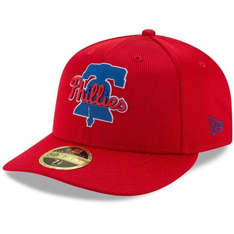 Mens Philadelphia Phillies New Era Red Clubhouse Low Profile 59fifty