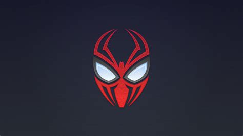 1600x900 Spider Man Mask 1600x900 Resolution Wallpaper Hd Minimalist
