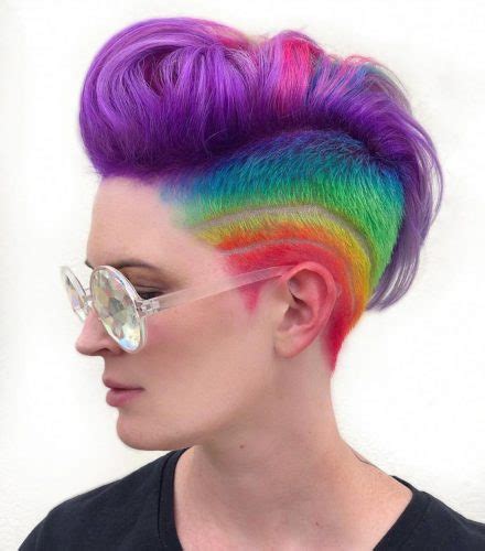 Colorful Rainbow Hair Ideas Trending In