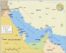 Political Map of Persian Gulf - Nations Online Project