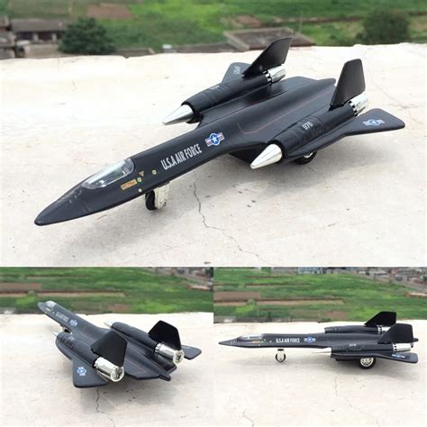 Mini Usa Air Force Calloy Model Military Sr 71a Reconnaissance Aircraft