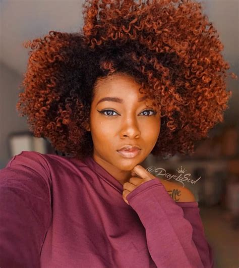 Copper Orange Natural Curls Hair 193 Likes 11 Comments