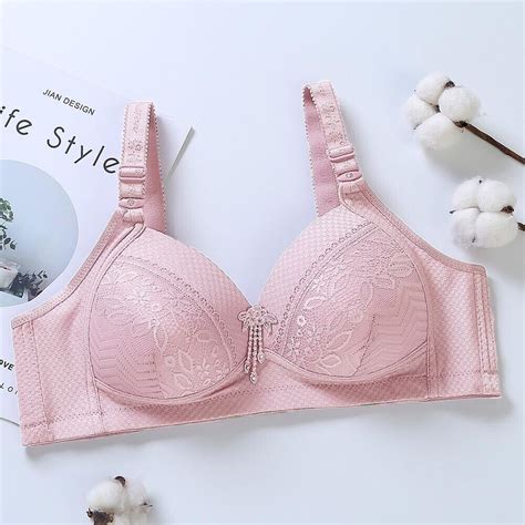 women embroidery lace push up bra non wired soft underwear 34 46 aaa aa ab c cup ebay
