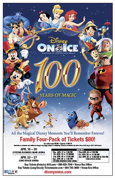 Disney On Ice 100 Years Of Magic Promo Code Popsicle Blog