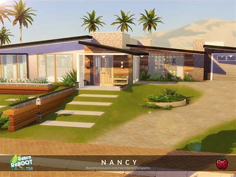 Nancy House By Melapples From Tsr • Sims 4 Downloads